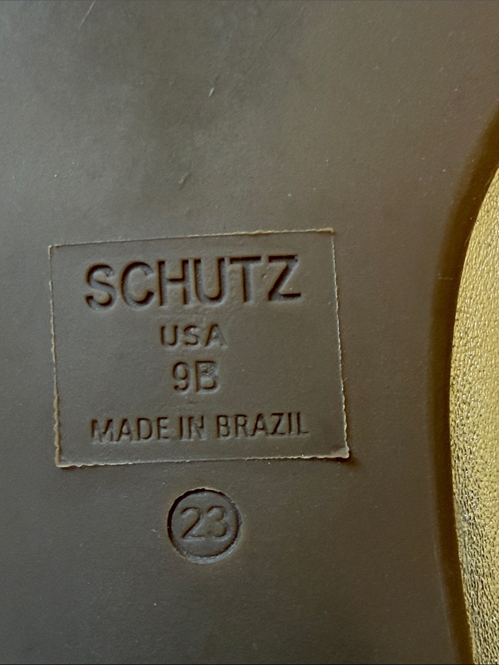 SCHUTZ ARISSA SILVER LEATHER BALLET FLAT SIZE: 9B - Picture 12 of 12